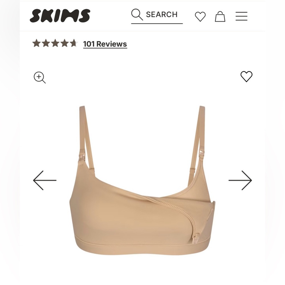 Skims Maternity Pumping Scoop Bralette